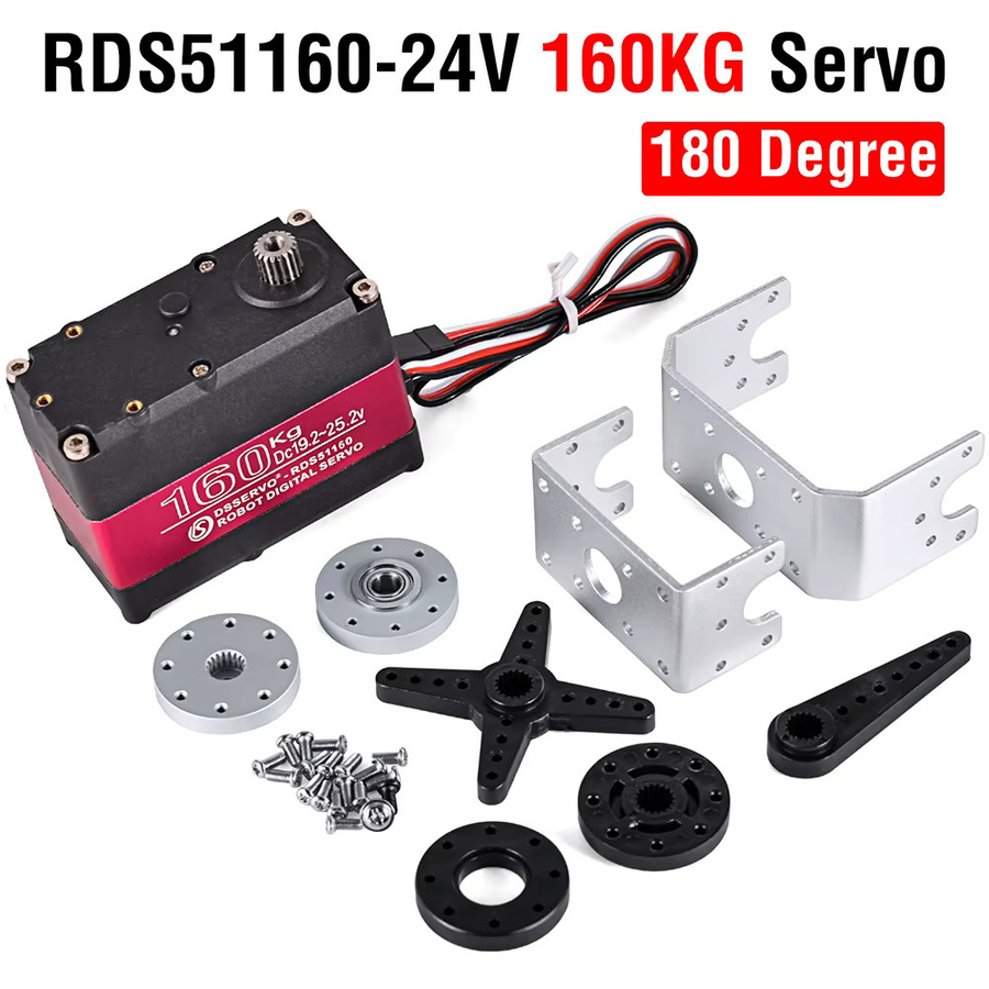 9IMOD RC Digitalservo DS51160/RDS51160, Standardservo, Metall, Schwarz - Bild 3