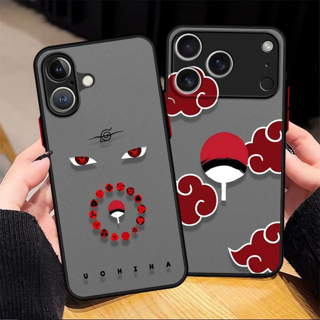 Naruto Anime Soft Cover Handyhülle für iPhone Modelle in Multicolour und Grau - Bild 1