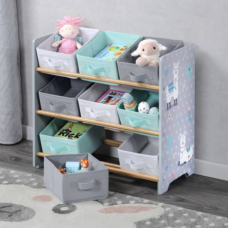 Kesper Aufbewahrungsregal Alpaka aus Kiefernholz in Multicolor für das Kinderzimmer B/H/T: 65 x 60 x 30 cm - Bild 5