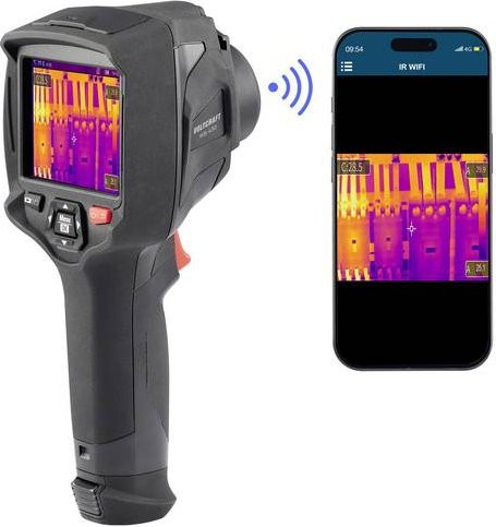 Voltcraft WB-430 Wärmebildkamera mit WiFi und Touchscreen in Schwarz - Bild 1