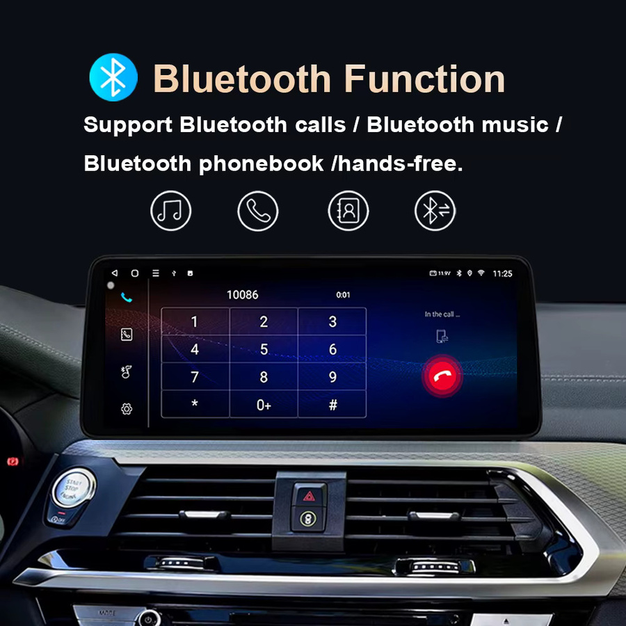 LIARO-NAVI Android 16 Multimedia-Navigationssystem mit 12,3 Zoll QLED Display für BMW 5er F10 F11 (2011 - 2017), Schwarz, mit Wireless Carplay, GPS und 4G Unterstützung - Bild 2