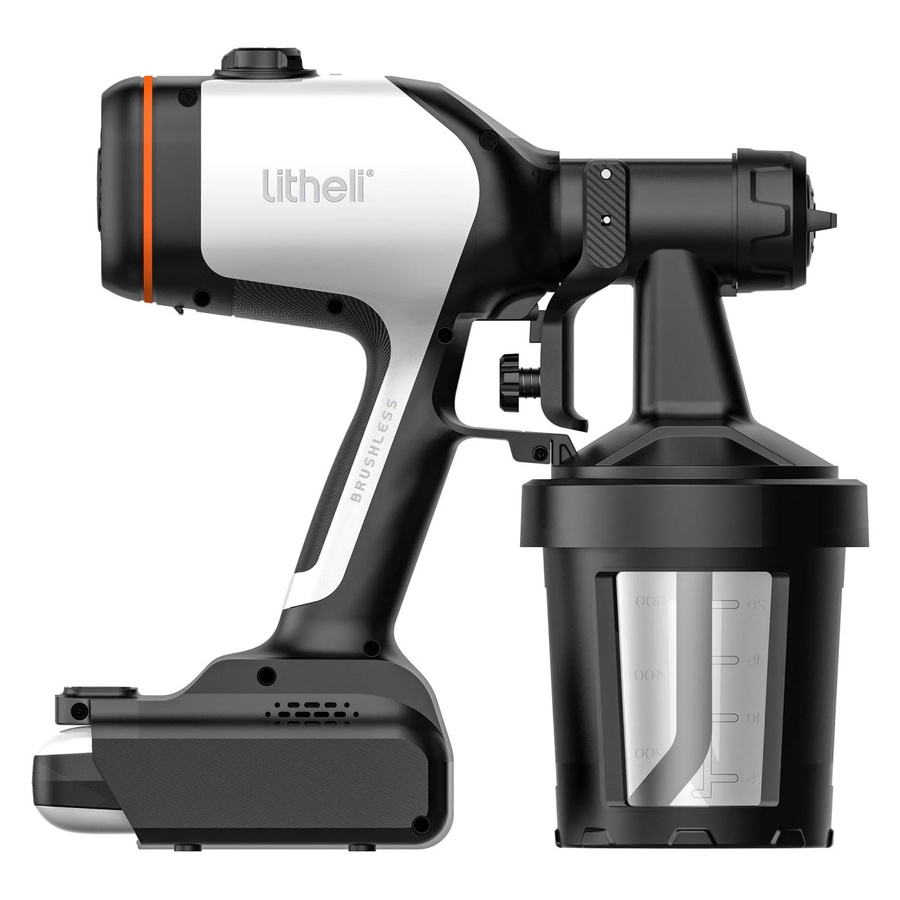 Litheli Akku-Farbsprühgerät U20 ECT010091 Mono 20 V in Schwarz/Silber/Weiß ohne Akku - Bild 2