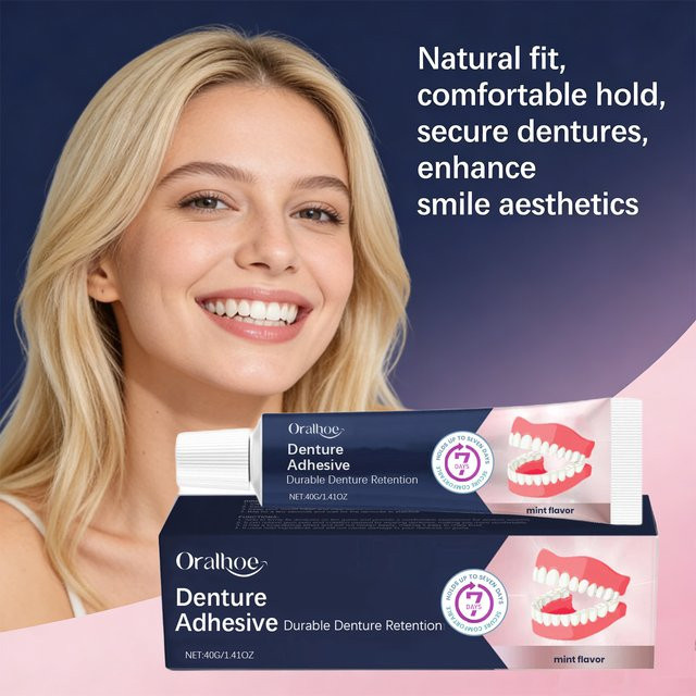 ORALHOE Zahnkleber-Creme, 40g - Bild 1