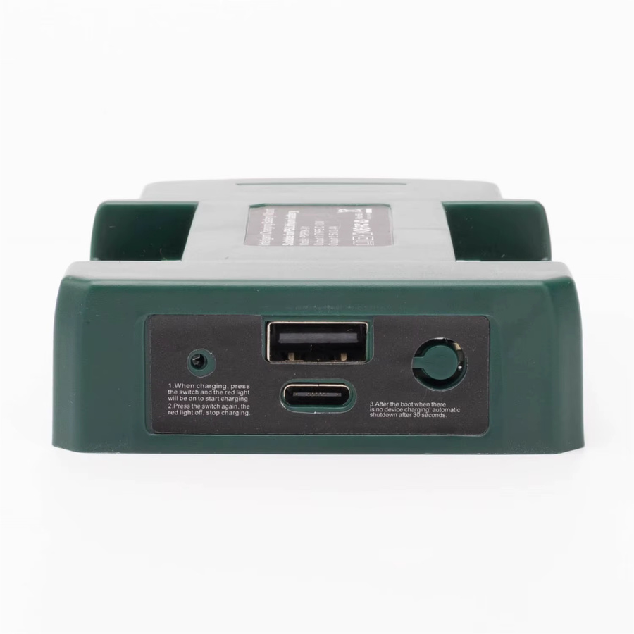 Parkside Akkuadapter für X20V Li-Ionen-Akkus mit USB-A und USB-C Schnittstellen als tragbare Powerbank (ohne Akku) - Bild 2