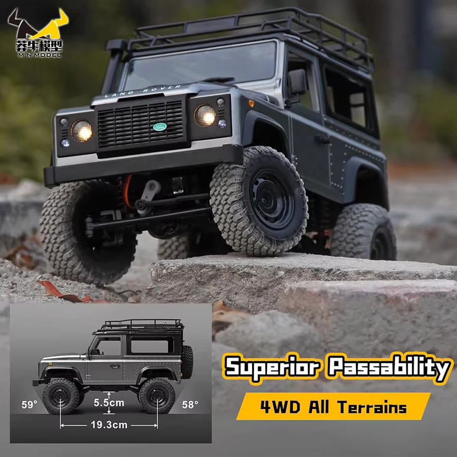 MN MN98 MN99S RC Auto, 1/12, Rock Crawler Defender 4x4, RTR Version - Bild 4