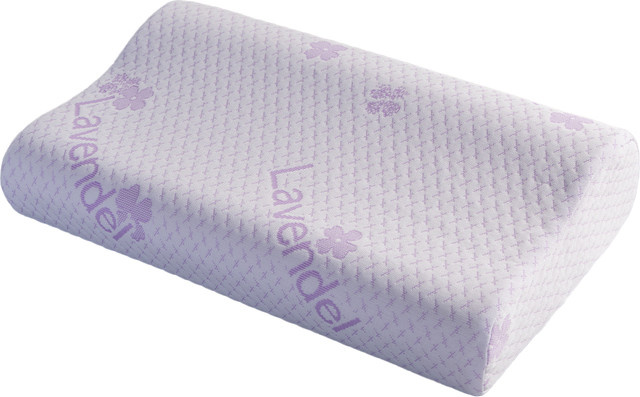 ORTHO-Vital Visko-Nackenstützkissen Lavendel mit abnehmbarem Bezug, B/H/T: 50 x 30 x 12 cm - Bild 1