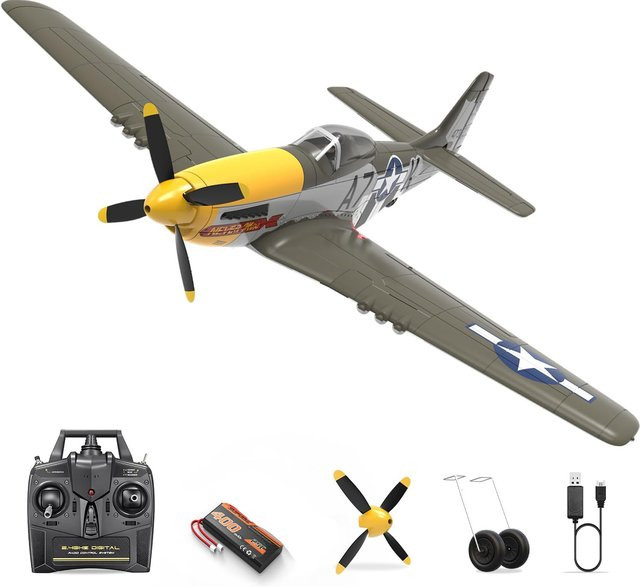 Volantex P51D Mustang RC Flugzeug EPP Schaum RTF - Bild 1