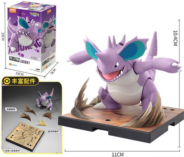BLOKEES Pokémon Ceruledge Charizard Snorlax Scyther Lucario Greninja Meowscarada, Bausteine Actionfigur, ab 14 Jahren - Bild 1