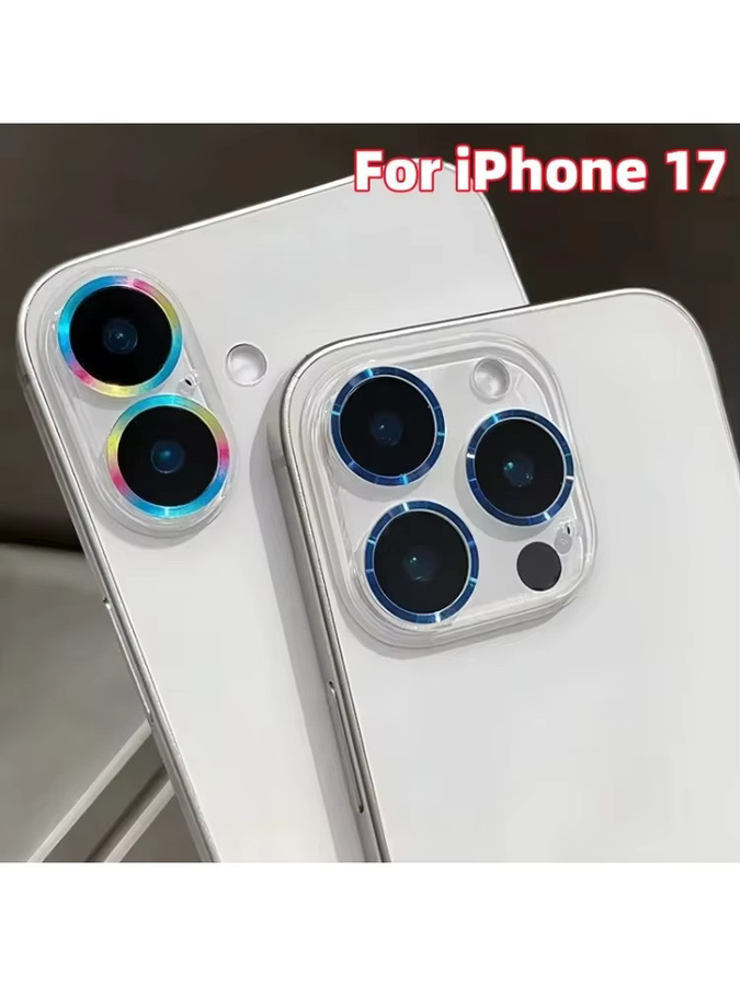 Kamera Objektiv Glas Schutz für iPhone 17 Pro Max und iPhone 17 Air in Blau mit Vollabdeckung und Anti-Scratch-Funktion - Bild 3