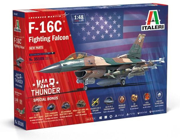 Italeri F-16C Fighting Falcon War Thunder, Modell, 1:48 - Bild 1