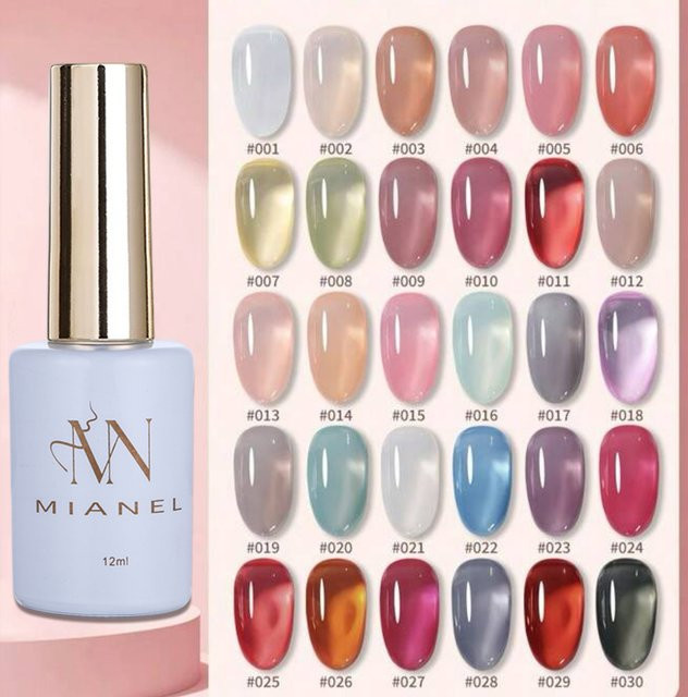 MIANEL Nude Jelly Gel Nagellack, Glänzend - Bild 1