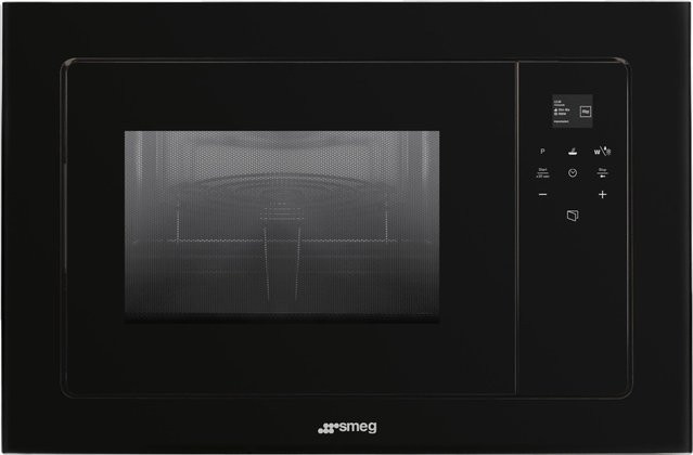 FMI120B3 Einbau-Kombi-Mikrowelle in Pure Black Glas - Bild 1