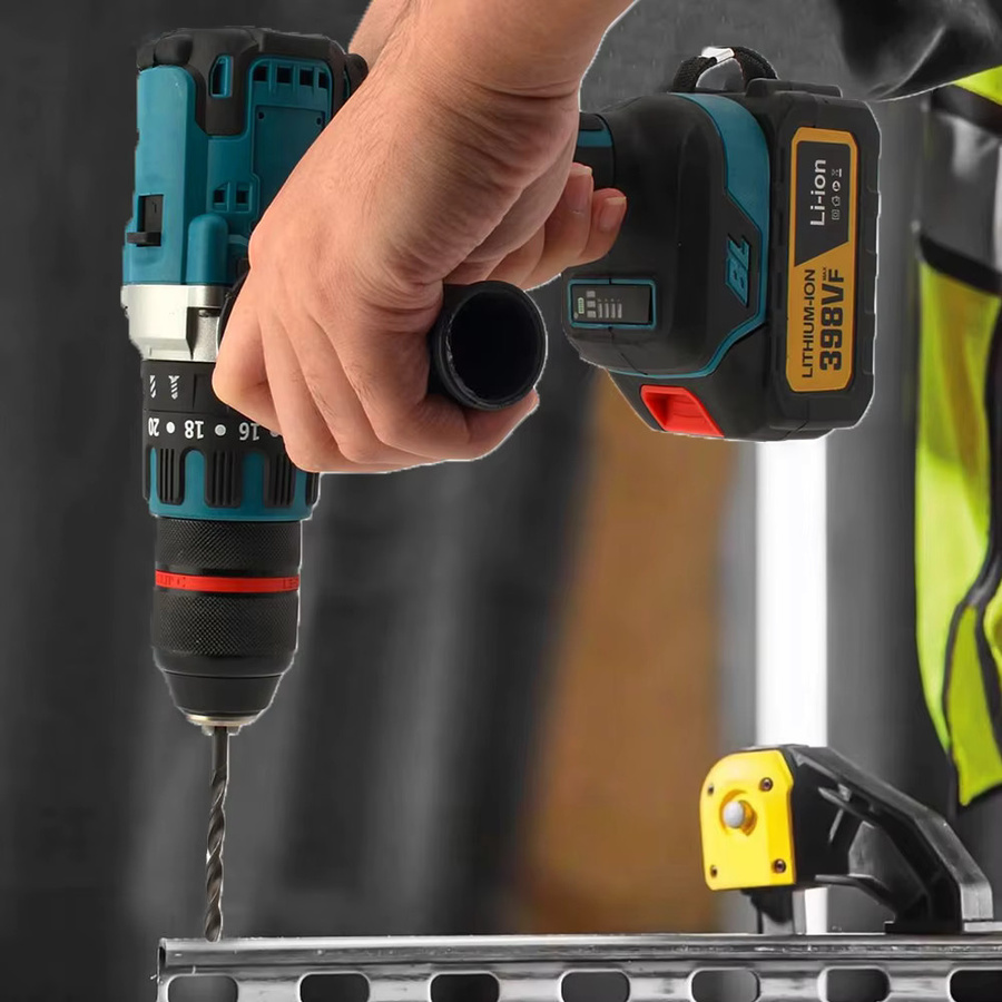 Bürstloser elektrischer Akku-Schlagbohrschrauber von Makita mit 480 N.M Drehmoment und 13 mm Bohrfutter für 18 V Akku-Systeme - Bild 2