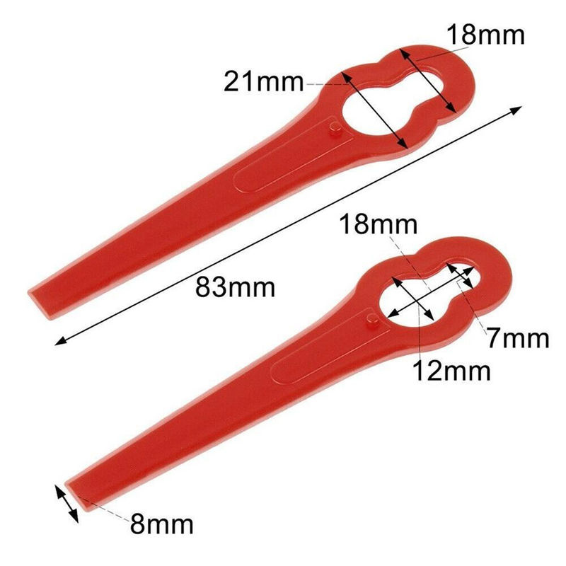 Einhell Set Trimmerklingen für Akku-Rasentrimmer in Rot - Bild 4