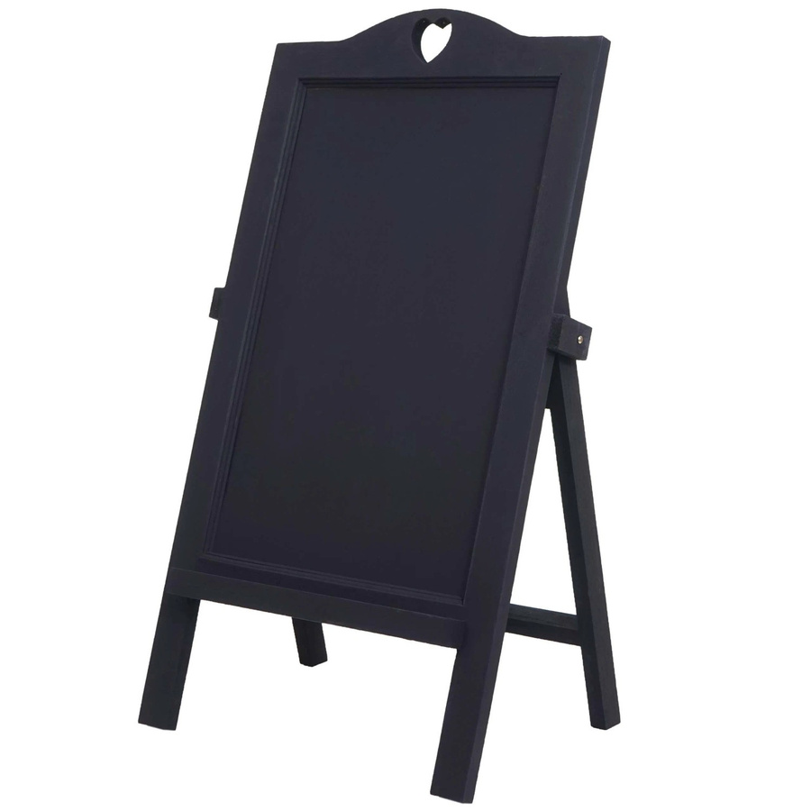 MCW Kreidetafel Aufsteller E51 im Shabby-Look Vintage, Dunkelgrau, B/T/H: 66 x 37 x 27 cm - Bild 3
