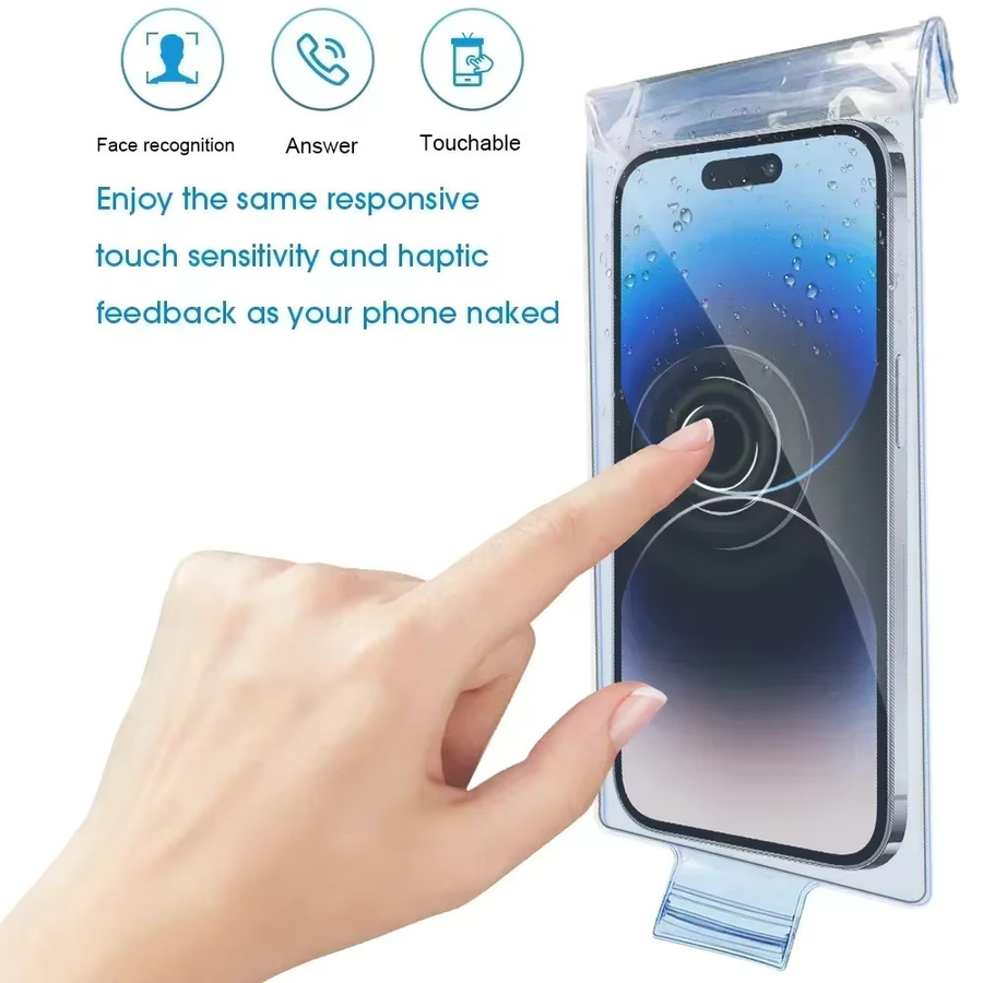 BAPPSUS Transparente Wasserdichte Handyhülle Universelle Schutztasche für Radfahren und Outdoor - Bild 5