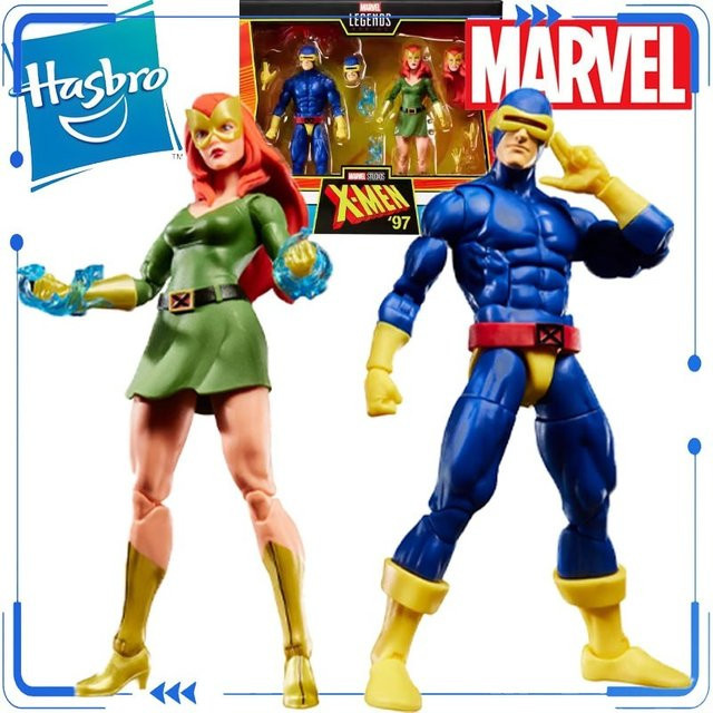 Hasbro Marvel X-Men Actionfiguren, 6-Zoll-Set, Cyclops, Jean Grey Gladiator und Deathbird - Bild 1