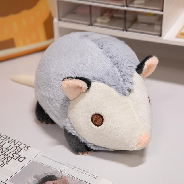 Yiran toy Ratten Plüschtiere, Maus Stofftiere, 30cm, Grau - Bild 1