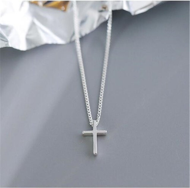 GaGa-Duck Halskette, Kreuz, 925 Silber, Damen - Bild 1
