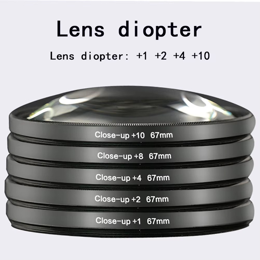 MYOBO Nahaufnahme-Makrofilter Set für DSLR und SLR Kameras in Schwarz - Bild 3
