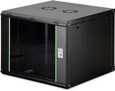 Digitus Wandgehäuse Dynamic Basic Serie 19 Zoll IT-Schrank Schwarz B/T/H: 600 x 600 x 450 mm (9 HE) - Bild 1