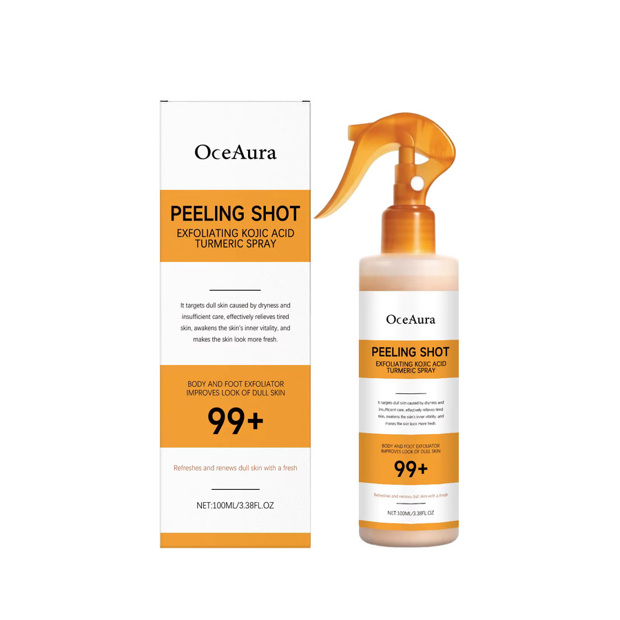 OceAura Körperpeeling-Spray mit Hyaluronsäure, Niacinamid, 100 ml - Bild 3
