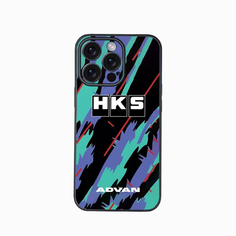 Sportwagen h-HKS JDMlogo Handyhülle für Apple iPhone 12 13 14 15 16 17 Pro Max Plus mit Plating-Schutz in Multicolour - Bild 4