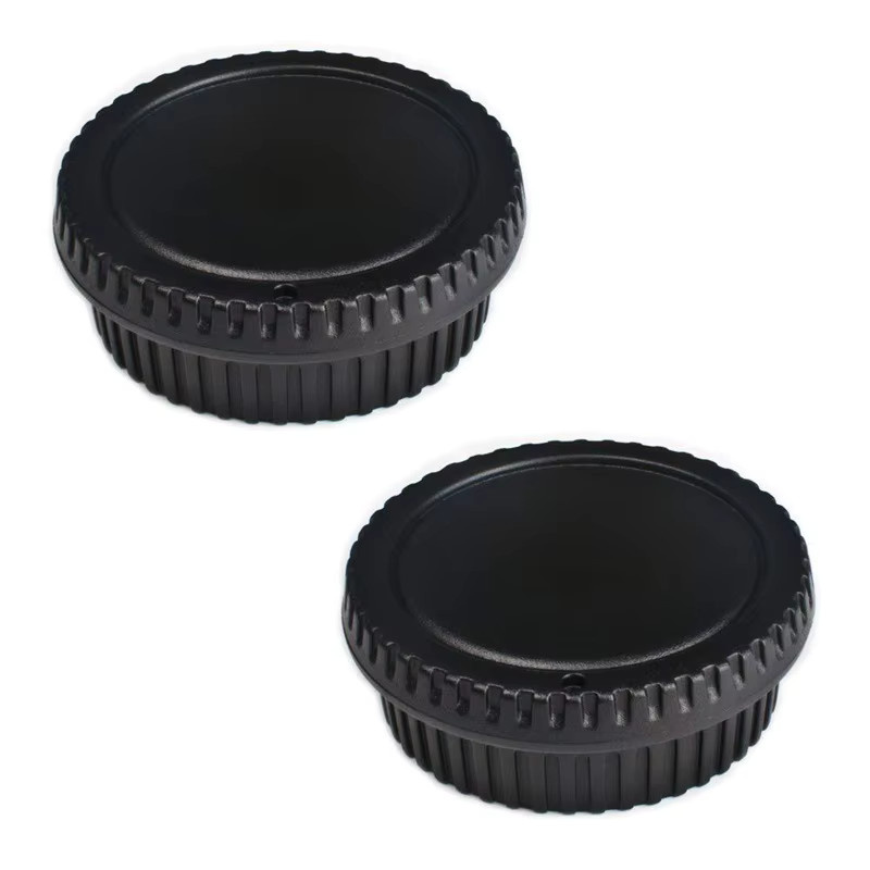 Canon EF Kameragehäuseabdeckung und Objektivrückdeckel Set in Schwarz für EOS Anschluss - Bild 3