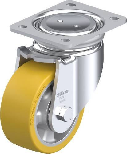 Blickle Lenkrolle LUH-ALTH 127K in Silber mit 125 mm Rad-Durchmesser und 750 kg Tragfähigkeit - Bild 1