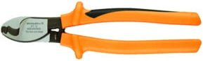 Weidmüller Kabelschere KT 12 mit poliertem Kopf und Mehrkomponenten-Hülle in Orange, Länge: 225 mm - Bild 1