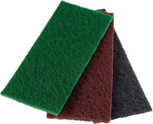LUX-TOOLS Schleifvlies-Set für Schwingschleifer, Multicolor, 3 Stück - Bild 1