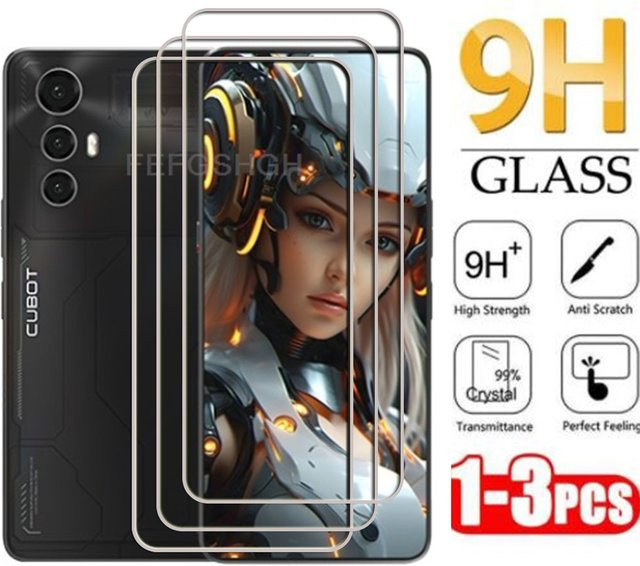 Cubot Displayschutzfolie aus gehärtetem Glas 9H 2.5D für Cubot Max 5 6,95 Zoll in Transparent - Bild 1