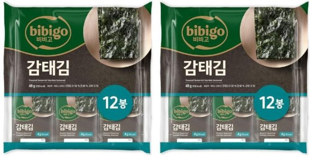 Bibigo Gewürzter Seetang mit Gamtae 12 x 4 g - Bild 1