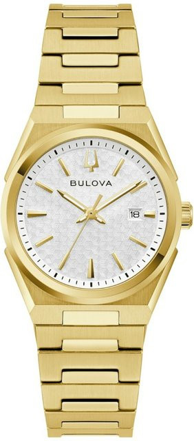 Bulova Damenuhr, Quarz, Edelstahl, Silber, 28 mm, 5 ATM - Bild 1