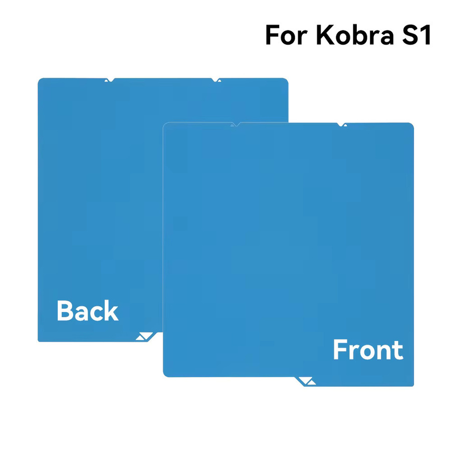 Anycubic Doppelseitige Bauplatte aus Federstahlblech für Kobra S1 Heat Bed 3D-Drucker, B/T: 266 x 264 mm - Bild 4