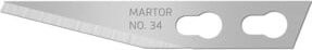 Martor Skalpell-Ersatzklinge Nr. 10 aus gehärtetem Stahl, 10 Stück, Silber - Bild 1