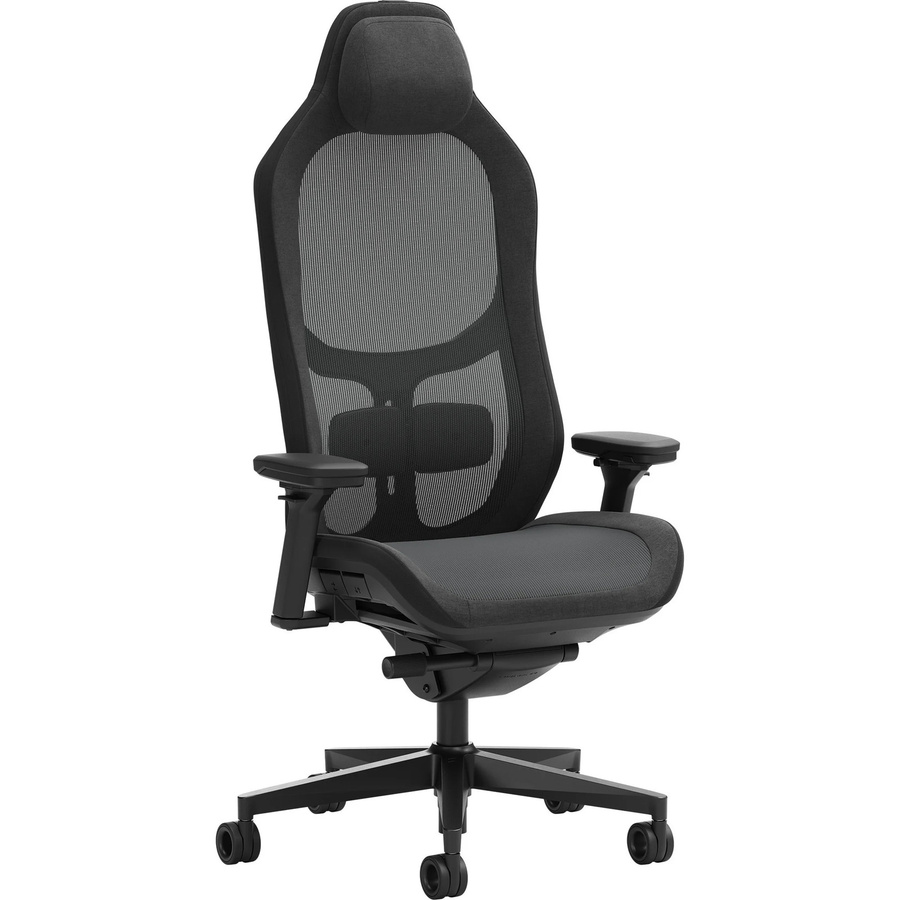 Fractal Design Refine 2 Mesh Dark Gaming-Stuhl in Schwarz mit Kopfstütze und verstellbarer Sitztiefe - Bild 1