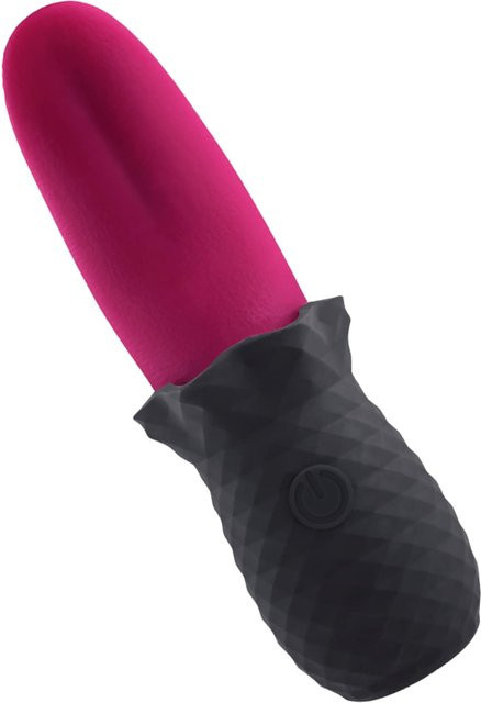 Selopa Tongue Teaser in Schwarz und Pink, Länge: 14,8 cm - Bild 1