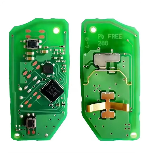 KEYECU Ersatzfernbedienung mit 8A Chip für Toyota Aygo Avensis Yaris ab 2019, 2 Tasten, Schwarz, 433,58 MHz / 434,42 MHz, FCC ID: B3W2F2R - Bild 3