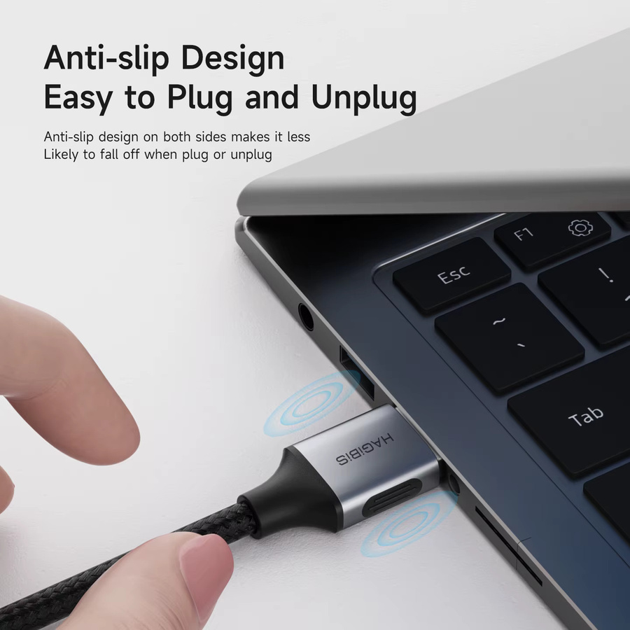 Hagibis USB 3.2 A auf A Stecker auf Stecker Kabel in Schwarz zur Verlängerung für Festplattengehäuse, KVM, Laptop, Kühler, TV-Box und DVD-Player - Bild 5
