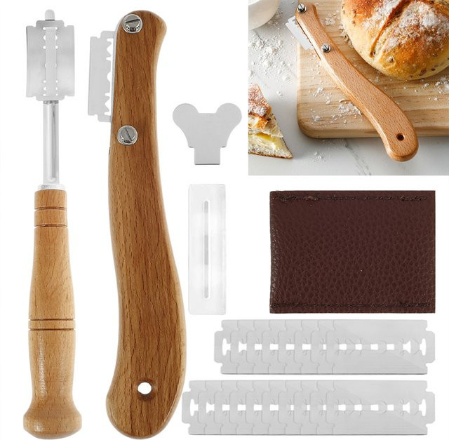 Willstar Brot Cutter Set aus Edelstahl in Silber, 25/12 Stück Teigschneider und Scoring-Werkzeug für die Küche und zum Backen - Bild 1