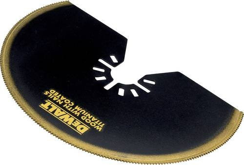 DeWalt Multi-Tool Sägeblatt Segment DT20709-QZ für Holz und Kunststoff, 100 mm, Schwarz - Bild 1