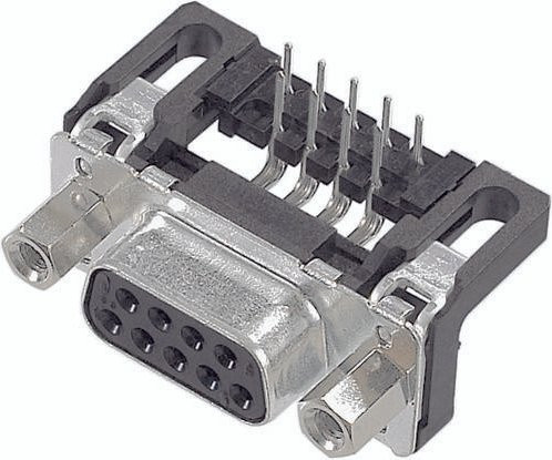 HARTING Steckverbinder 09 66 312 6600 Schwarz Polzahl: 25 Löten - Bild 1