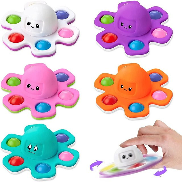 Meade Antistress Push Bubbles Fidget Spinner, sensorisches Spielzeug - Bild 1