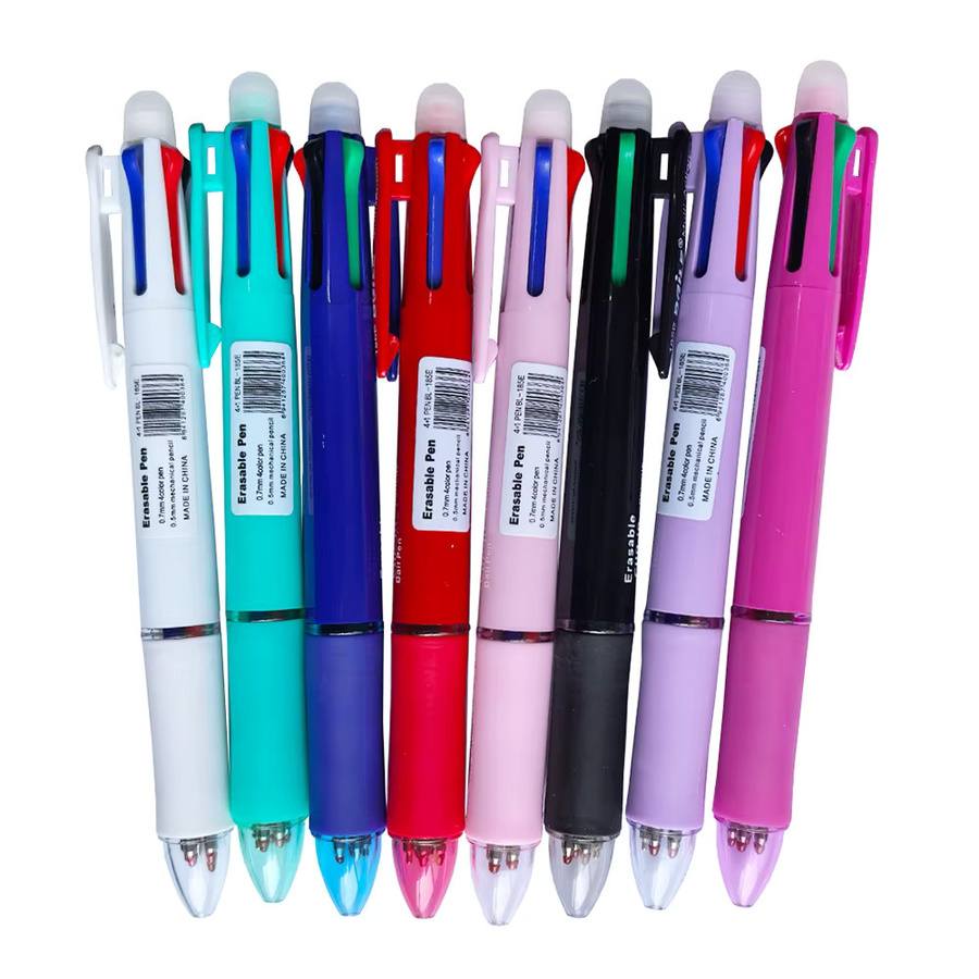 JOMPENS 6-in-1 Mehrfarben-Stiftset mit 5 Kugelschreibern und 1 Druckbleistift in Multicolor - Bild 3