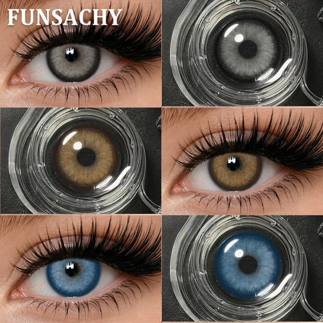 FUNSACHY Kontaktlinsen, braun, 1 Paar - Bild 1