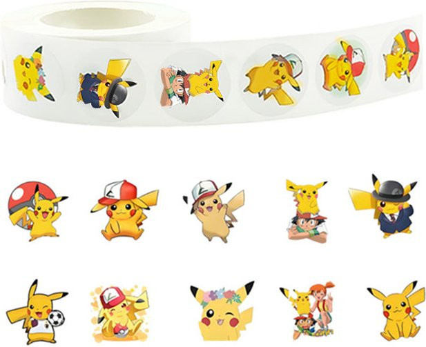 TAKARA TOMY Pikachu-Aufkleber, multicolor - Bild 1