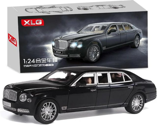 Linyi toy car Mulsanne Automodell, 1:24, Metall, mit Ton und Licht, ab 14 Jahre - Bild 1