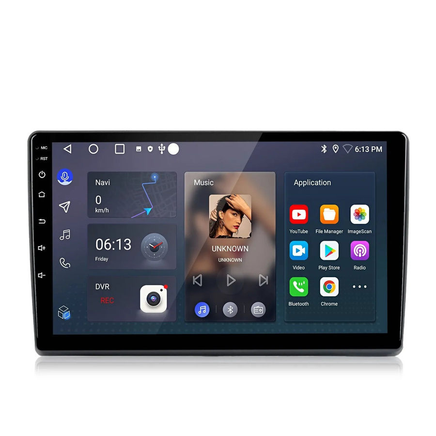 Junsun Autoradio mit 9 Zoll Display für Ducato Citroen Jumper Peugeot Boxer, Schwarz, mit Wi-Fi, Bluetooth und GPS - Bild 2
