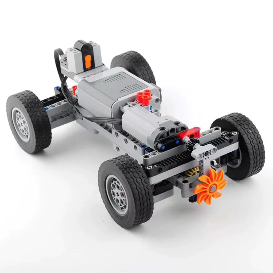 DIYmall 4WD Technisches Auto-Chassis-Steinset, mit IR-Fernbedienung, M-Servomotor, AA-Batteriekasten - Bild 2